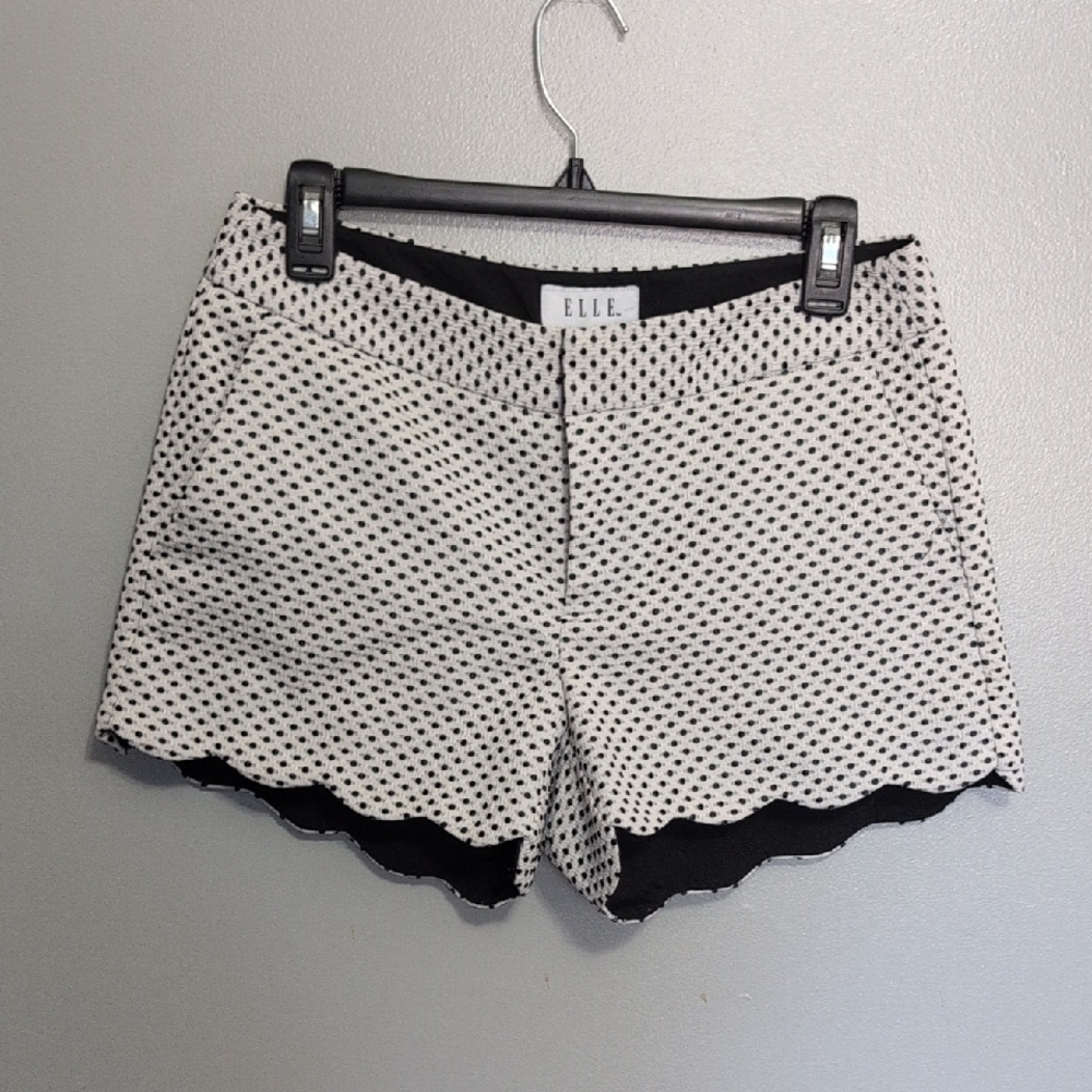 SPRING CLEARENCE Elle Black and White Polka Dot Shorts Size 2